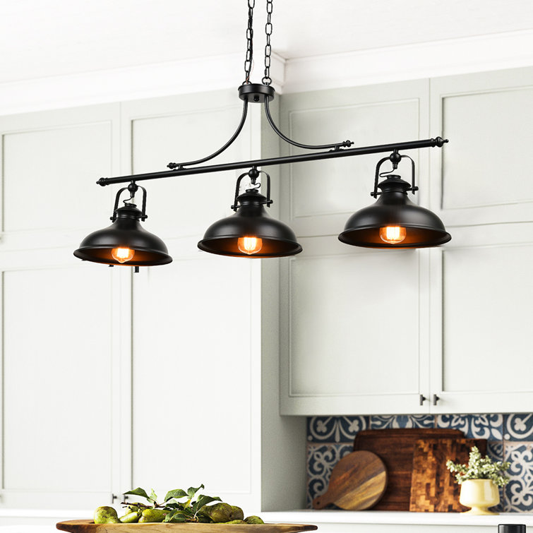 Williston 3 Light Kitchen Island Dome Pendant